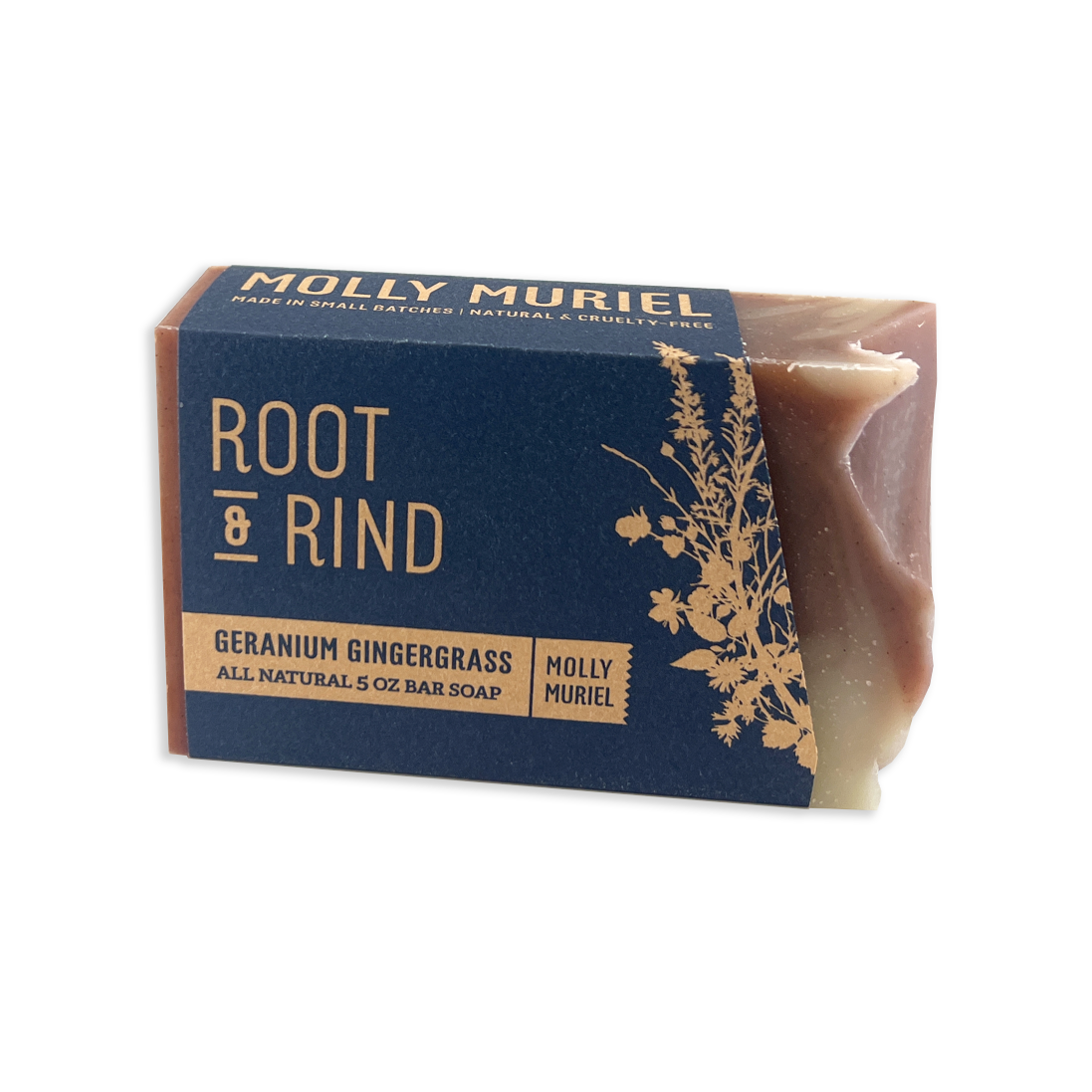 Molly Muriel Bath + Body - ROOT & RIND (GERANIUM GINGERGRASS) 5OZ