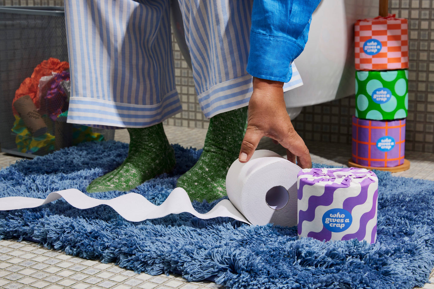 Who Gives a Crap - 100% Recycled Toilet Paper - Single Roll