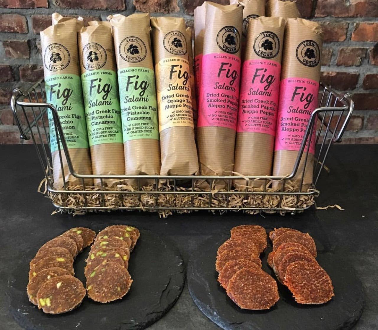 Hellenic Farms - Fig Salami with Tikka Masala & Onion