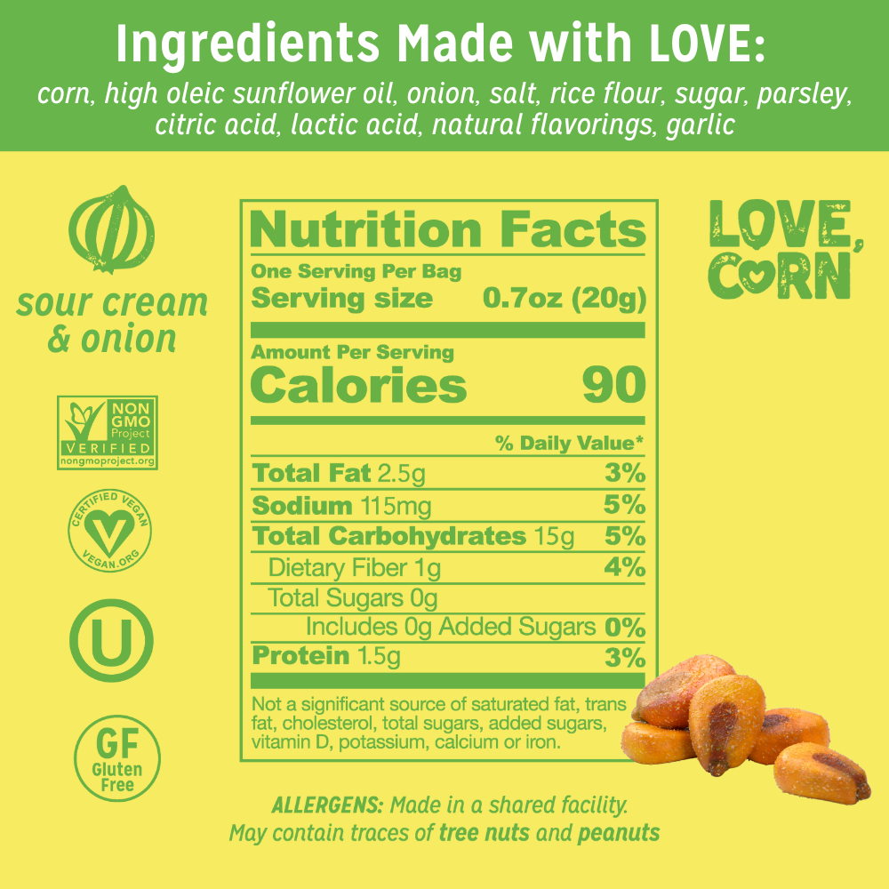 LOVE CORN - Sour Cream & Onion