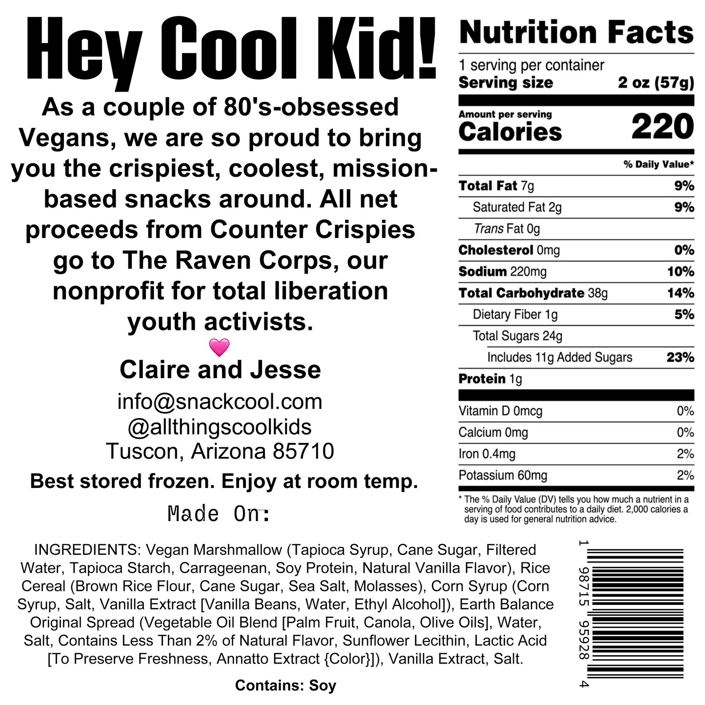 Cool Kids Snack Cakes - The OG
