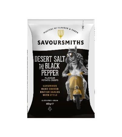 Savoursmiths - Desert Salt & Black Pepper Potato Crisps 5.29oz