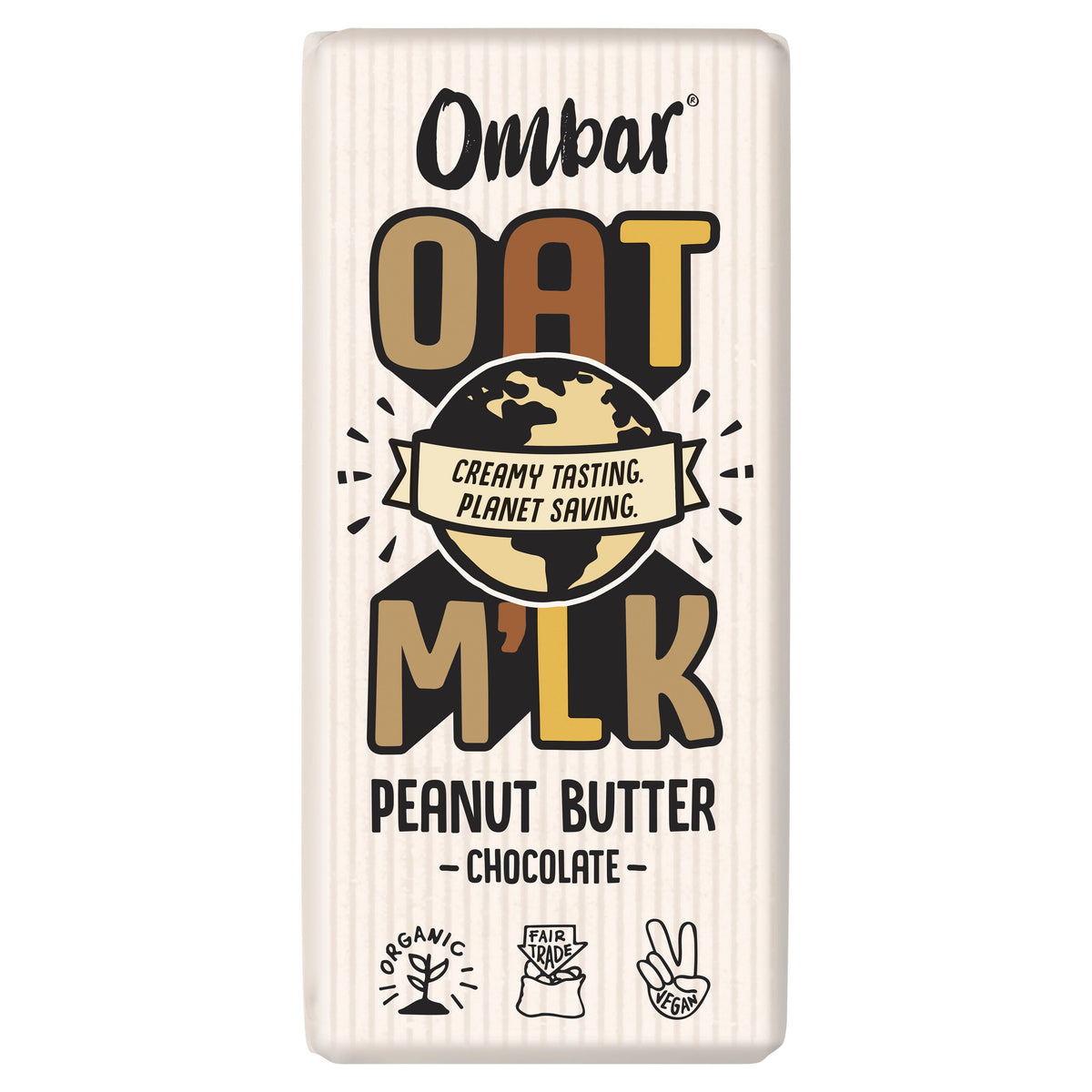 Ombar - Ombar Peanut Butter Oat M'lk Chocolate Bar 70g