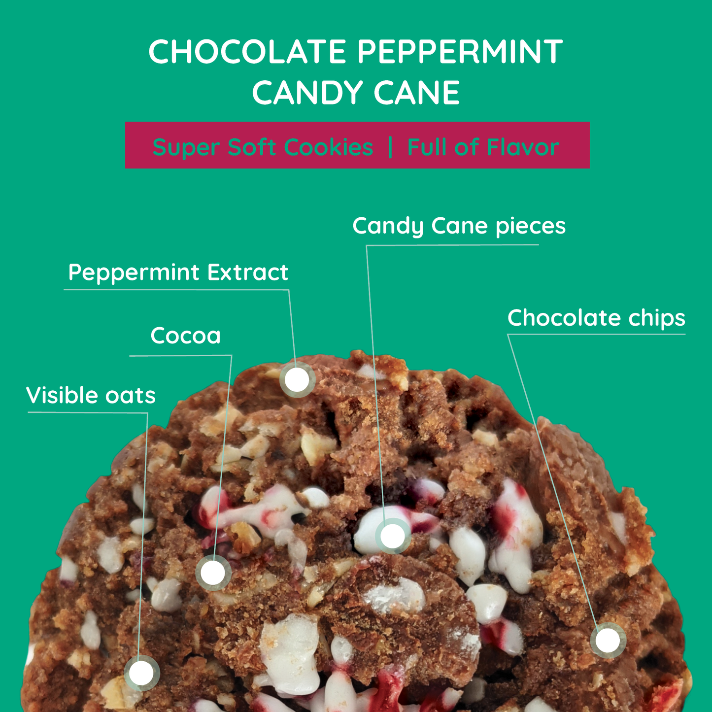 Maxine's Heavenly - Chocolate Peppermint Candy Cane