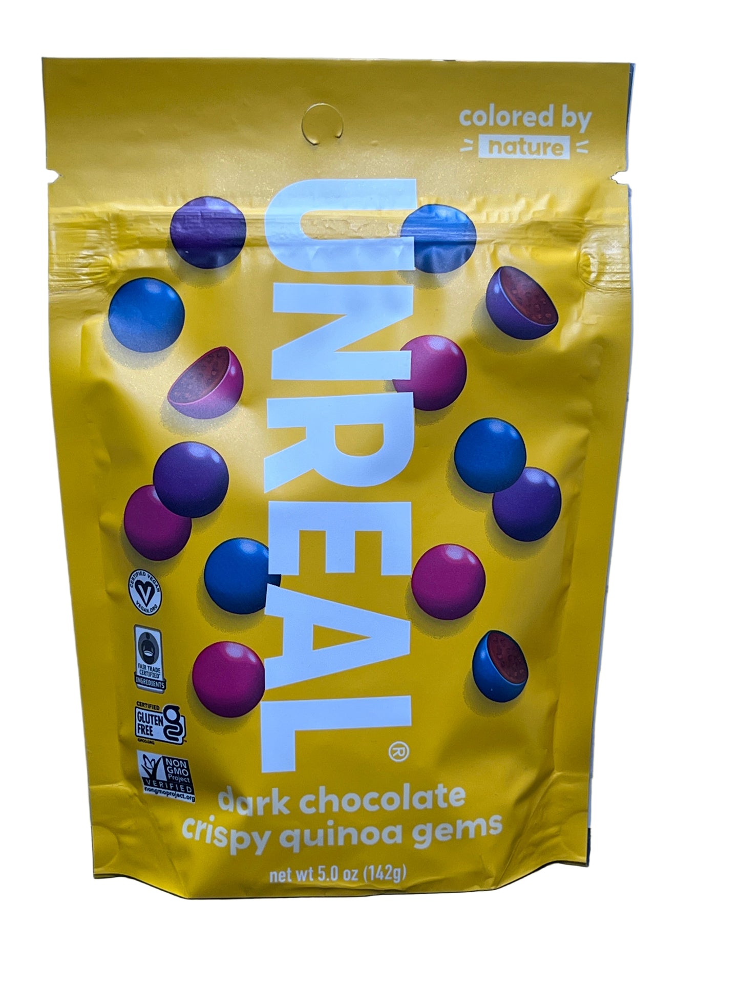 Unreal Dark Chocolate Crispy Quinoa Gems