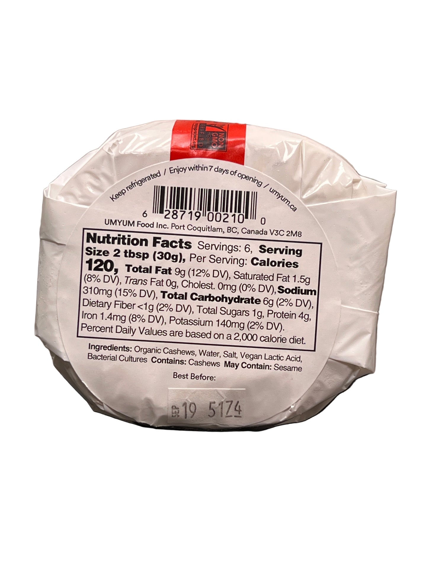 UMYUM Monroe Plantbased Cashew Cheese