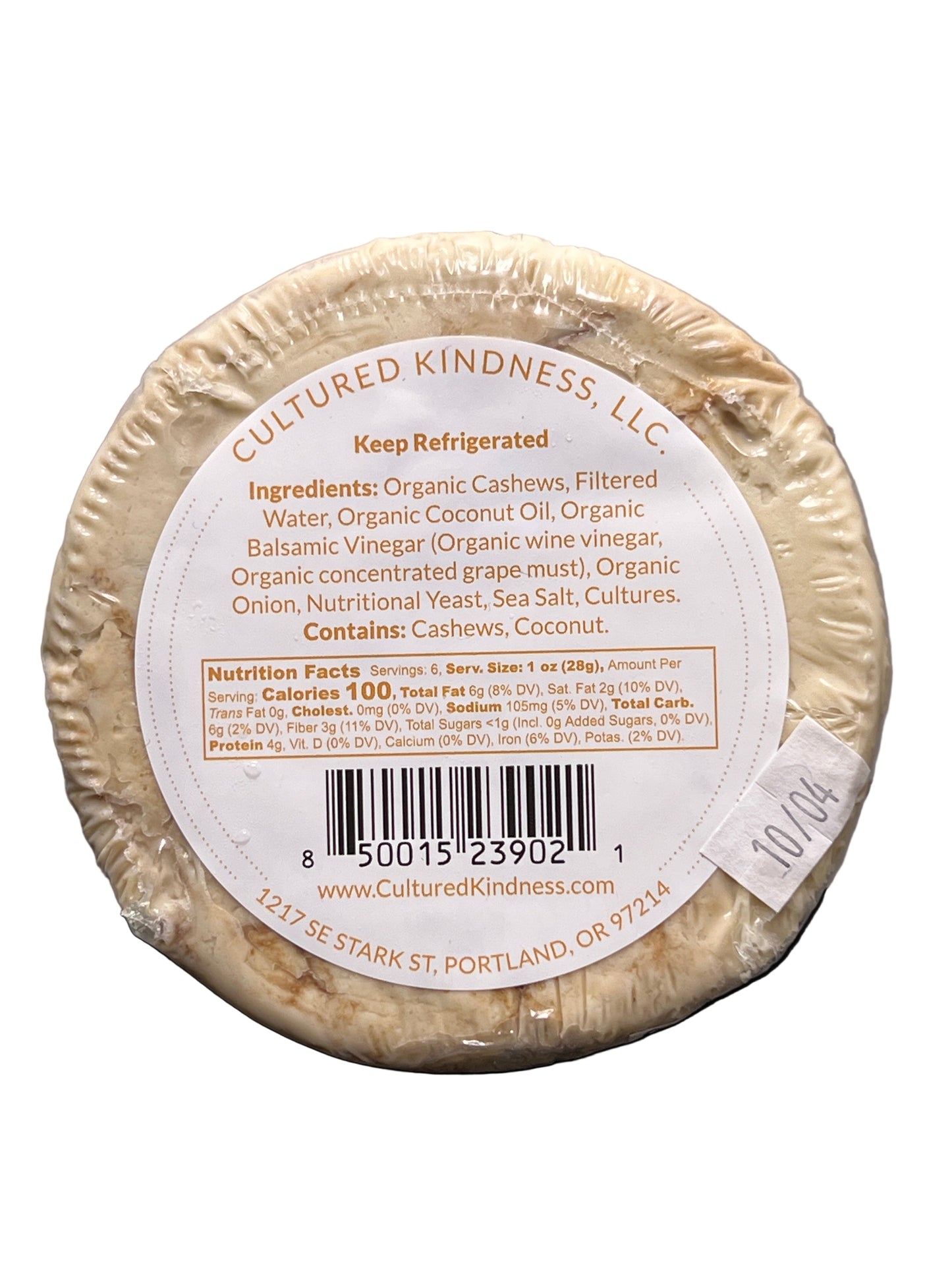 Cultured Kindness Caramelized Onion Balsamic Chèvre Cheese