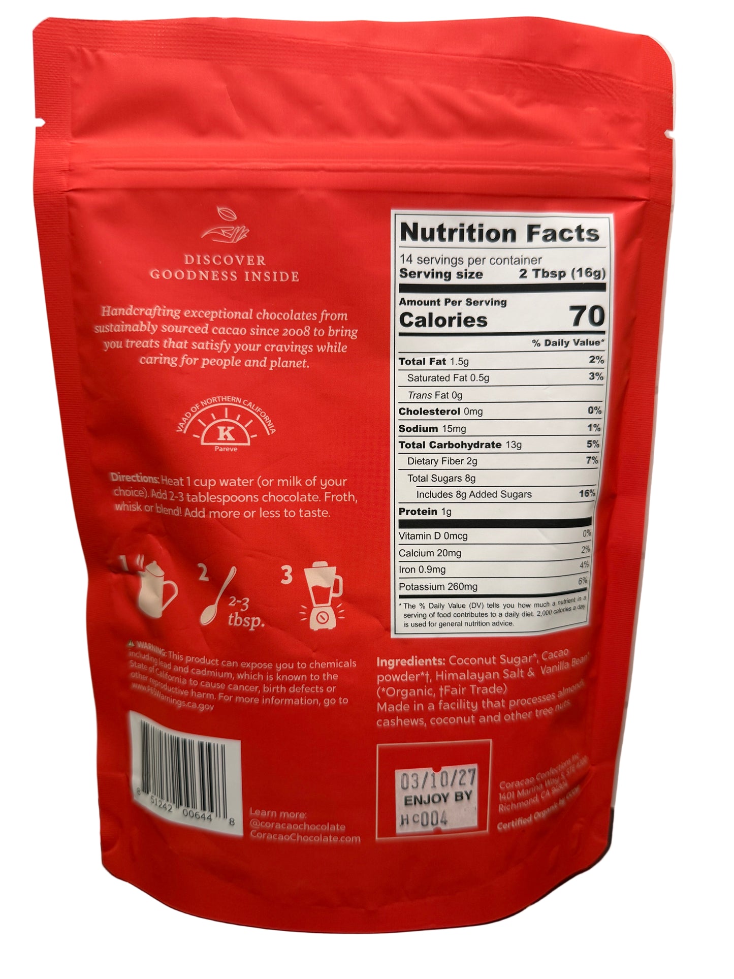 Coracao Instant Hot Chocolate