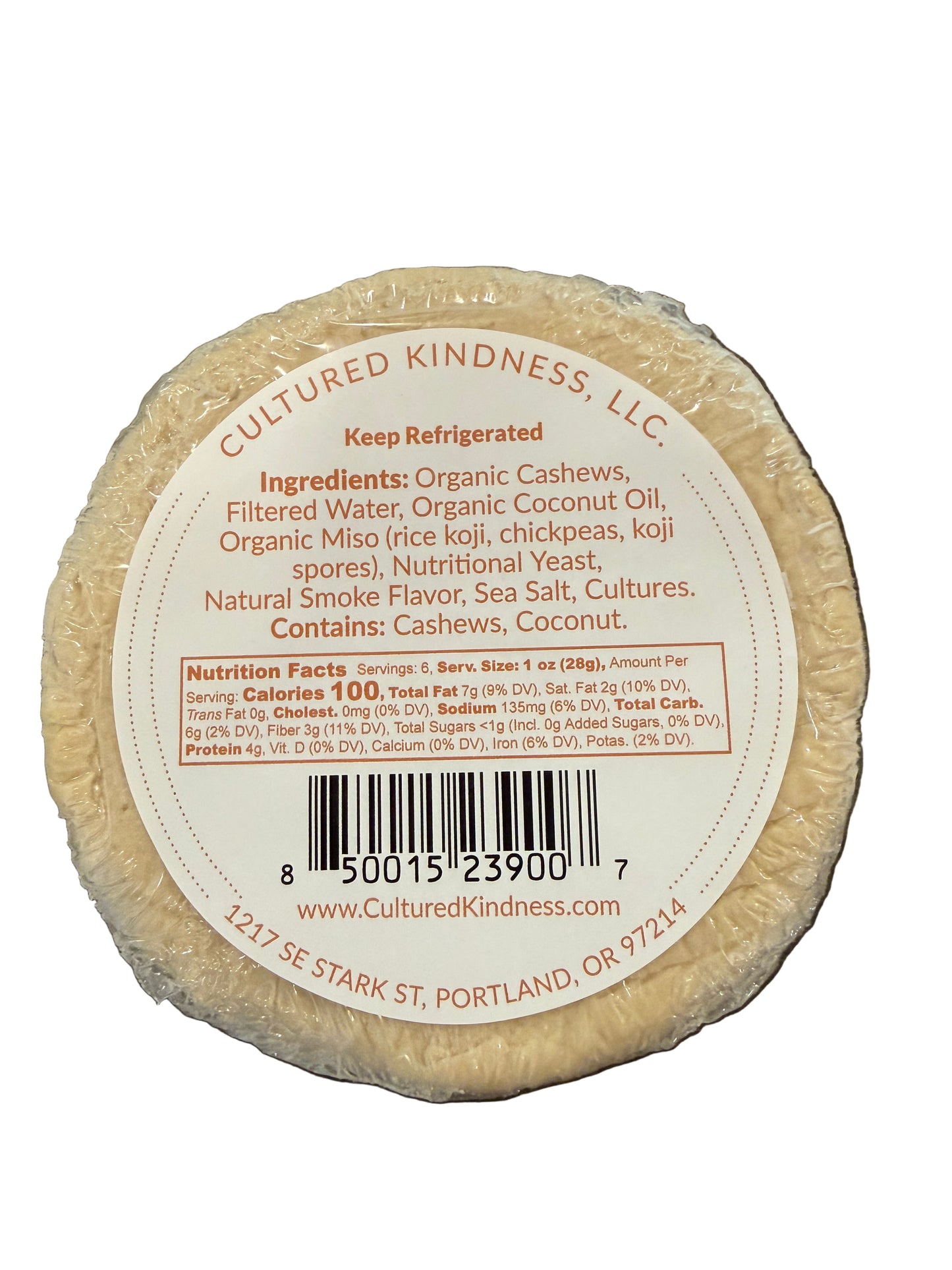 Cultured Kindness Smoky Good-Ah Cheese