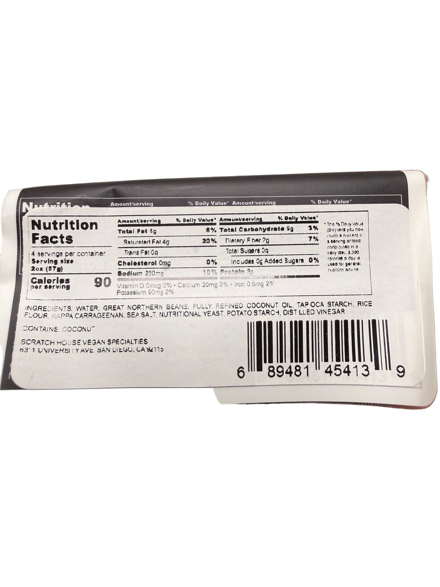 Scratch House Mozzarella