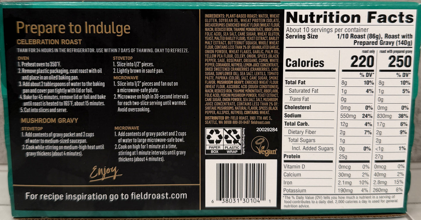 Field Roast 2lb Celebration Roast