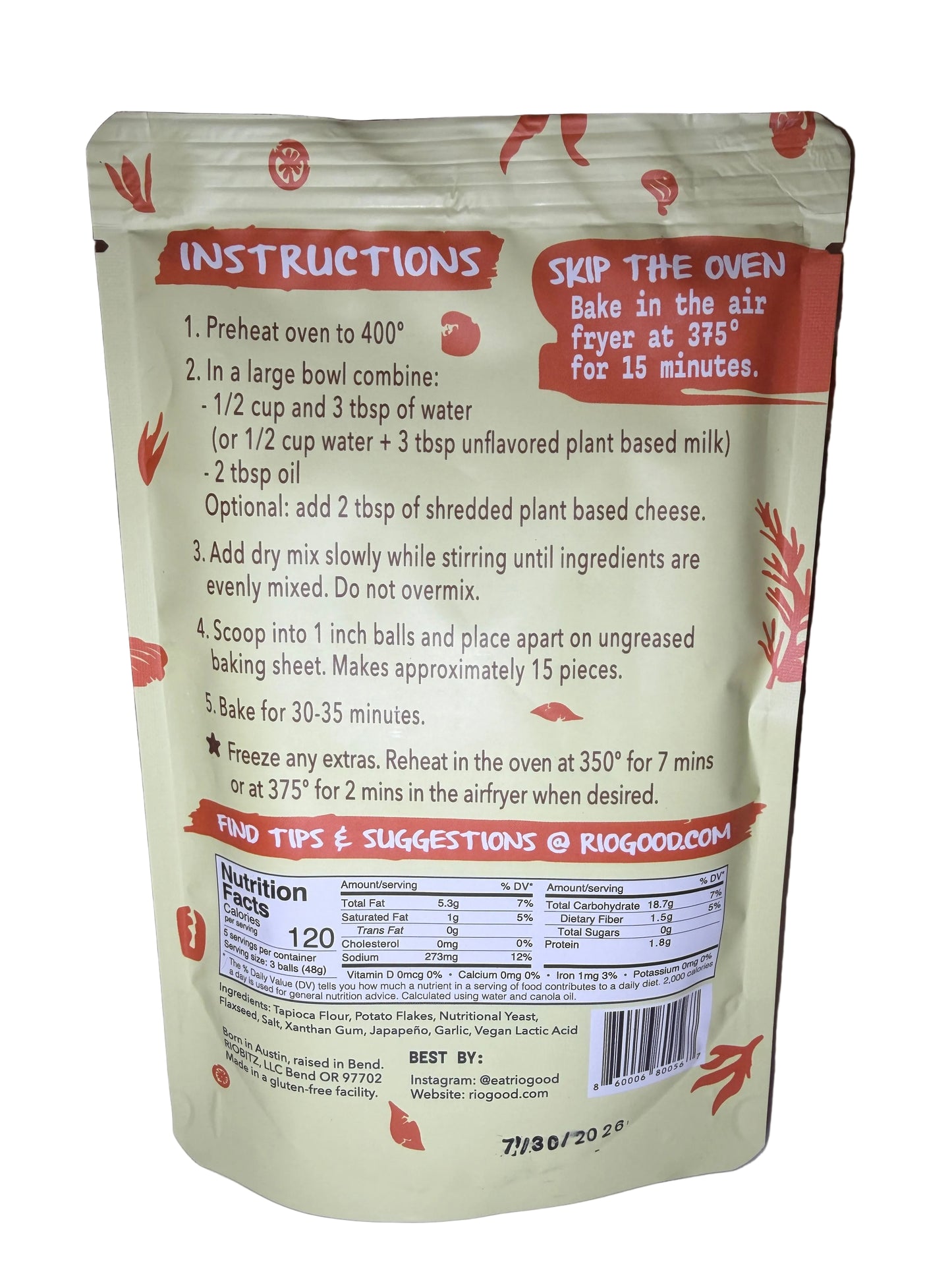 Rio Good Ch-Easy Bread Spicy Jalapeno