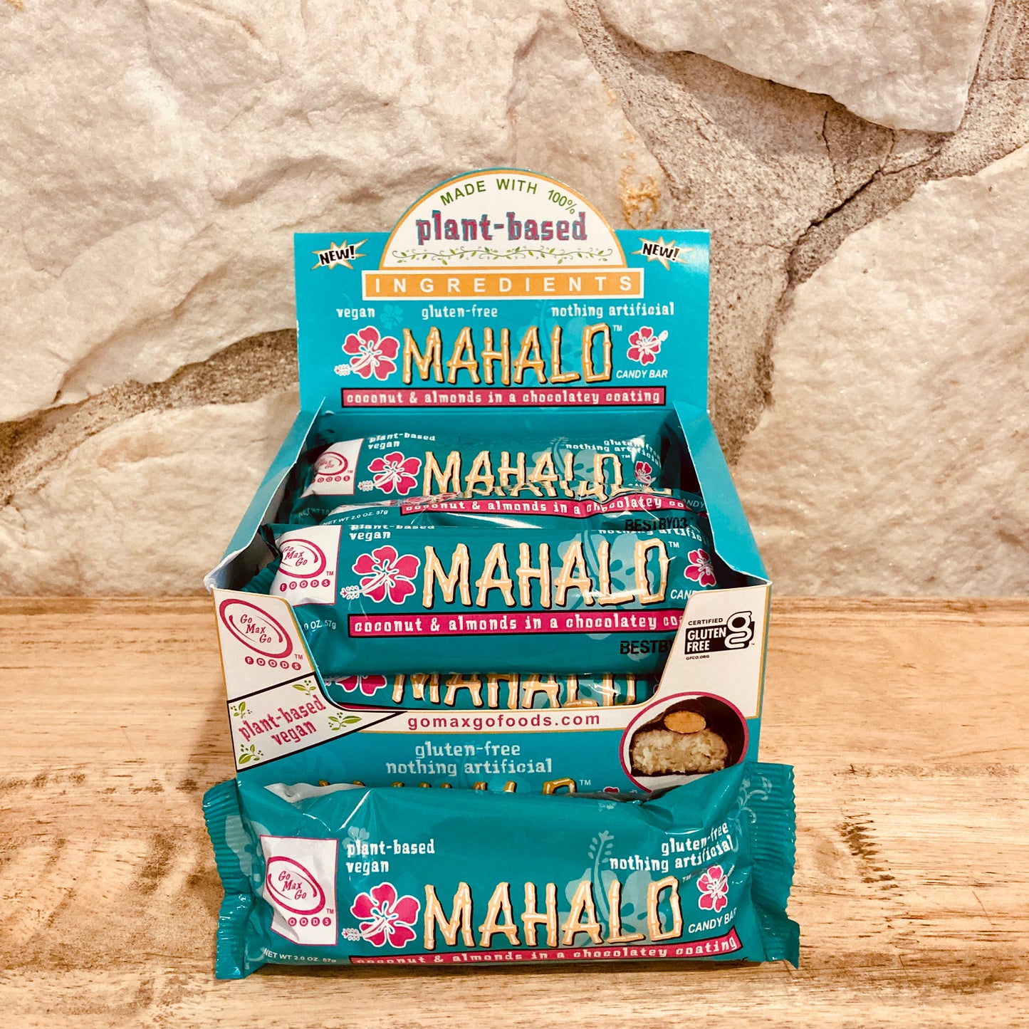 Go Max Go Mahalo Candy Bar 12pk