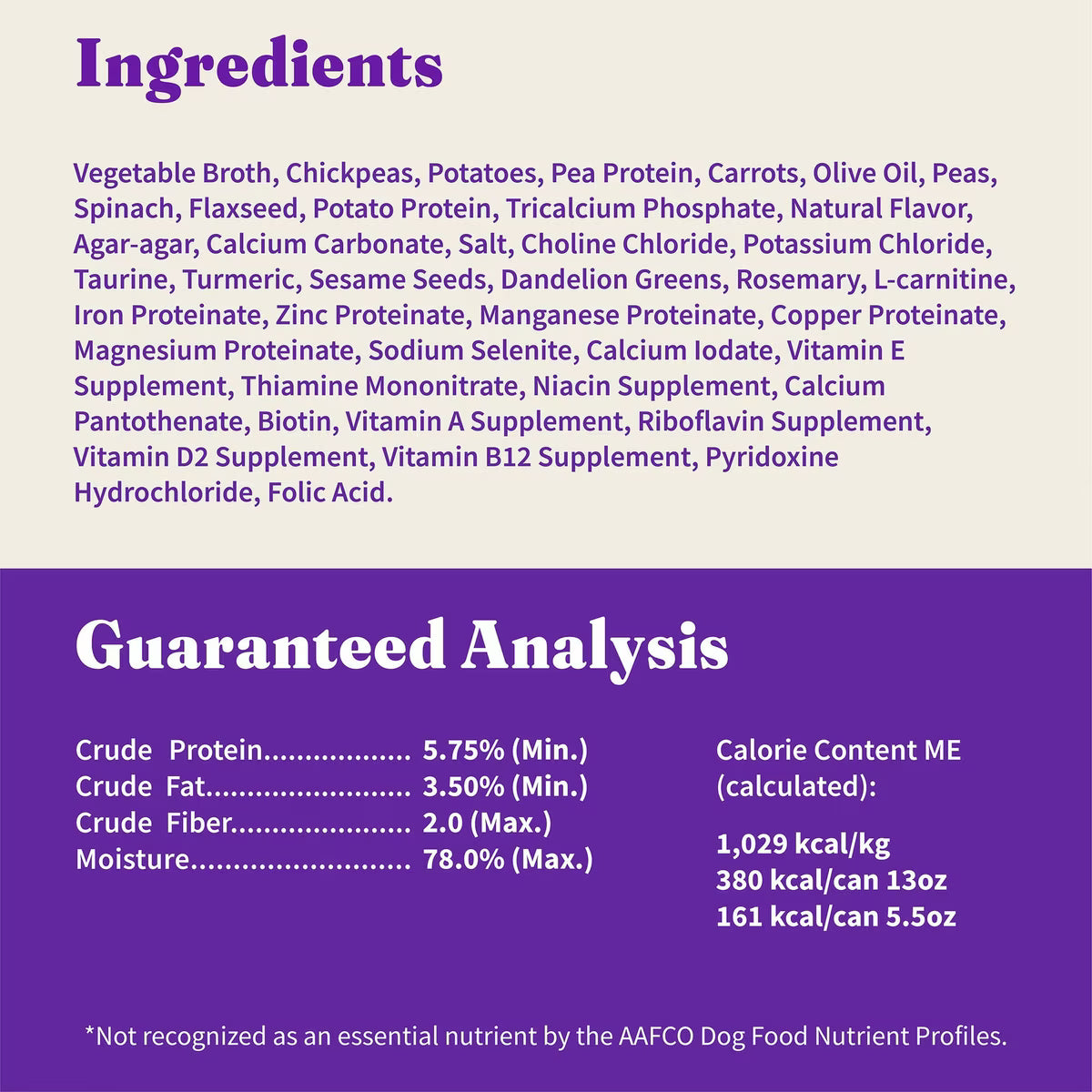 Halo Canned Vegan Dog Food
