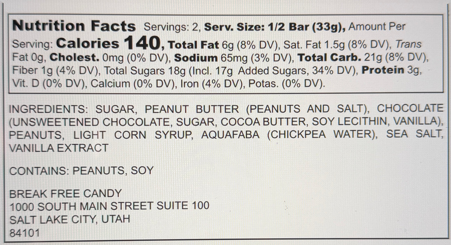 Break Free - Nutty Nougat Bar