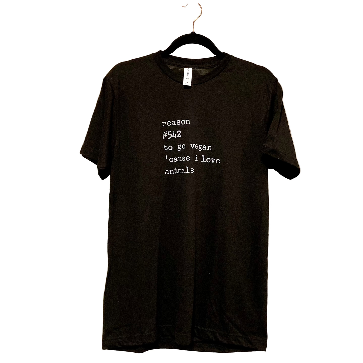 Vegan Club "reason to go vegan #542" T-Shirt (Unisex)