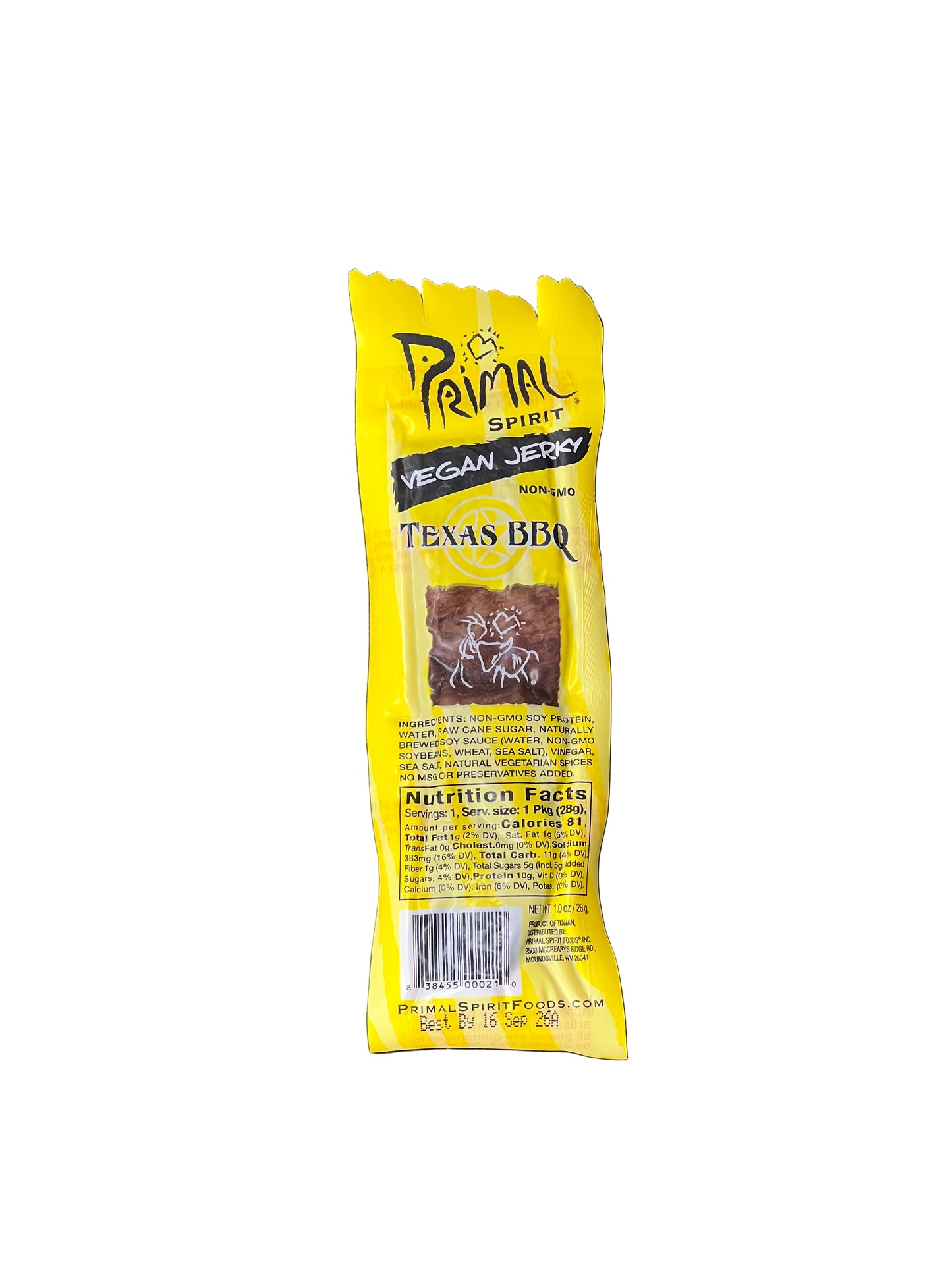 Primal Spirit Jerky Texas BBQ