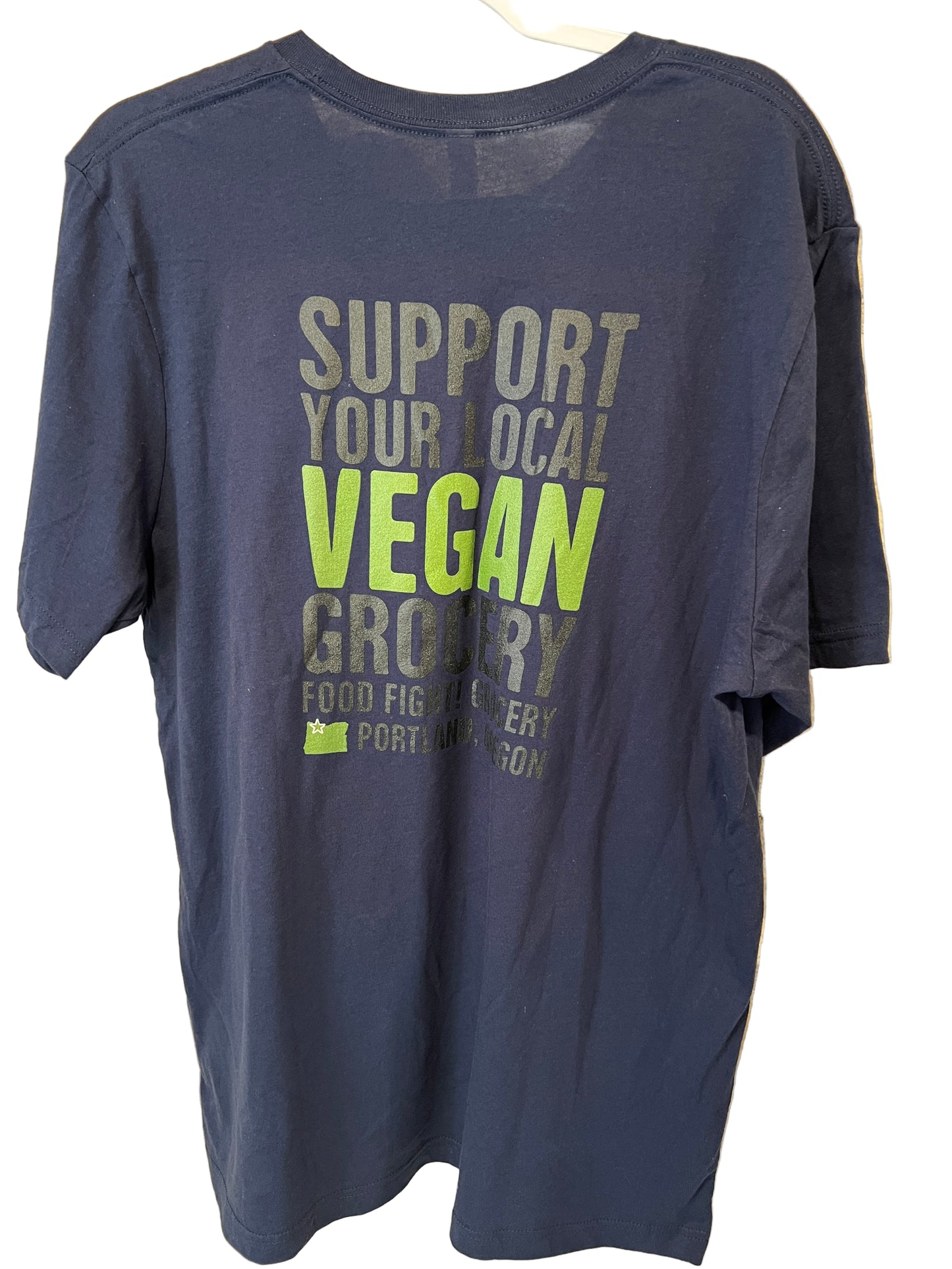 Food Fight! "Support Your Local Vegan Grocery" T-Shirt