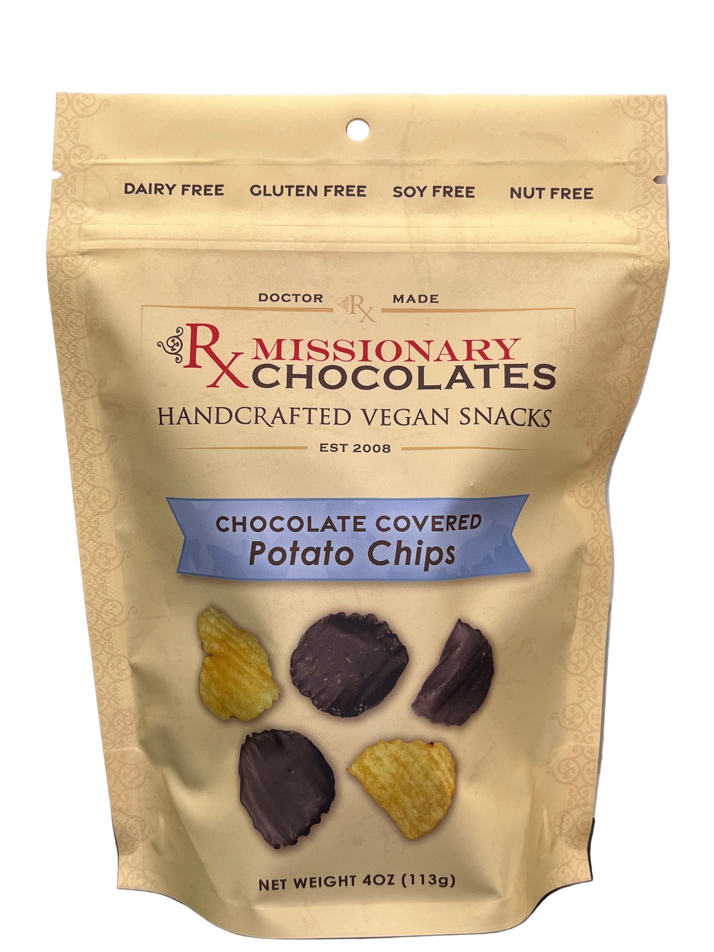 Missionary Chocolates Chocolate Covered Potato Chips