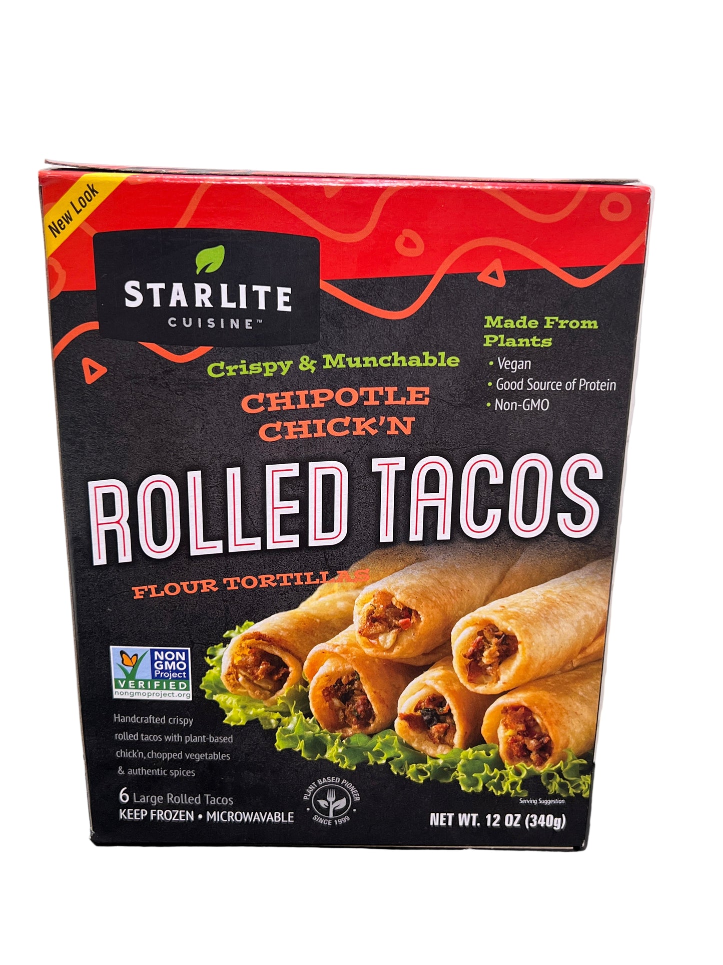 StarLite Rolled Tacos Chipotle Chick'n