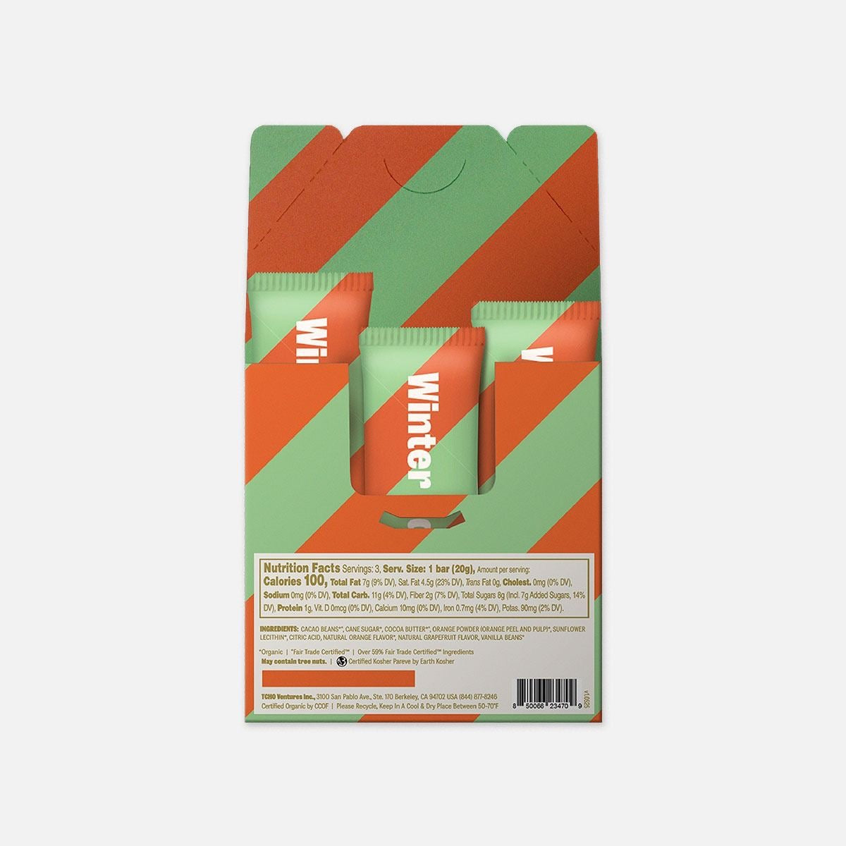 TCHO - Winter Squeeze Dark Chocolate: 3 Pack