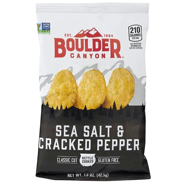 Boulder Canyon 1.5oz Sea Salt & Cracked Pepper