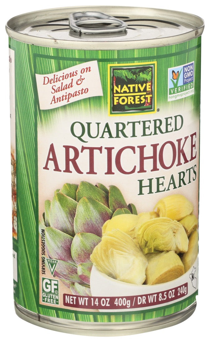 Native Forest Artichoke Hearts Quartered