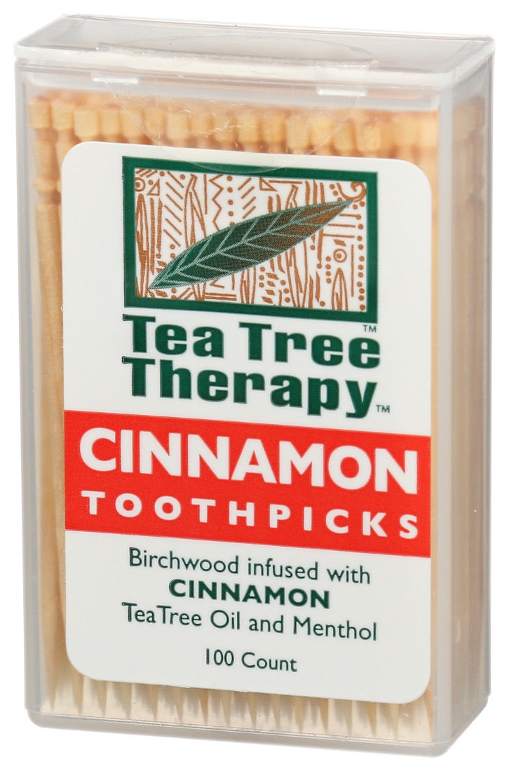 Tea Tree Therapy Cinnamon Toothpicks