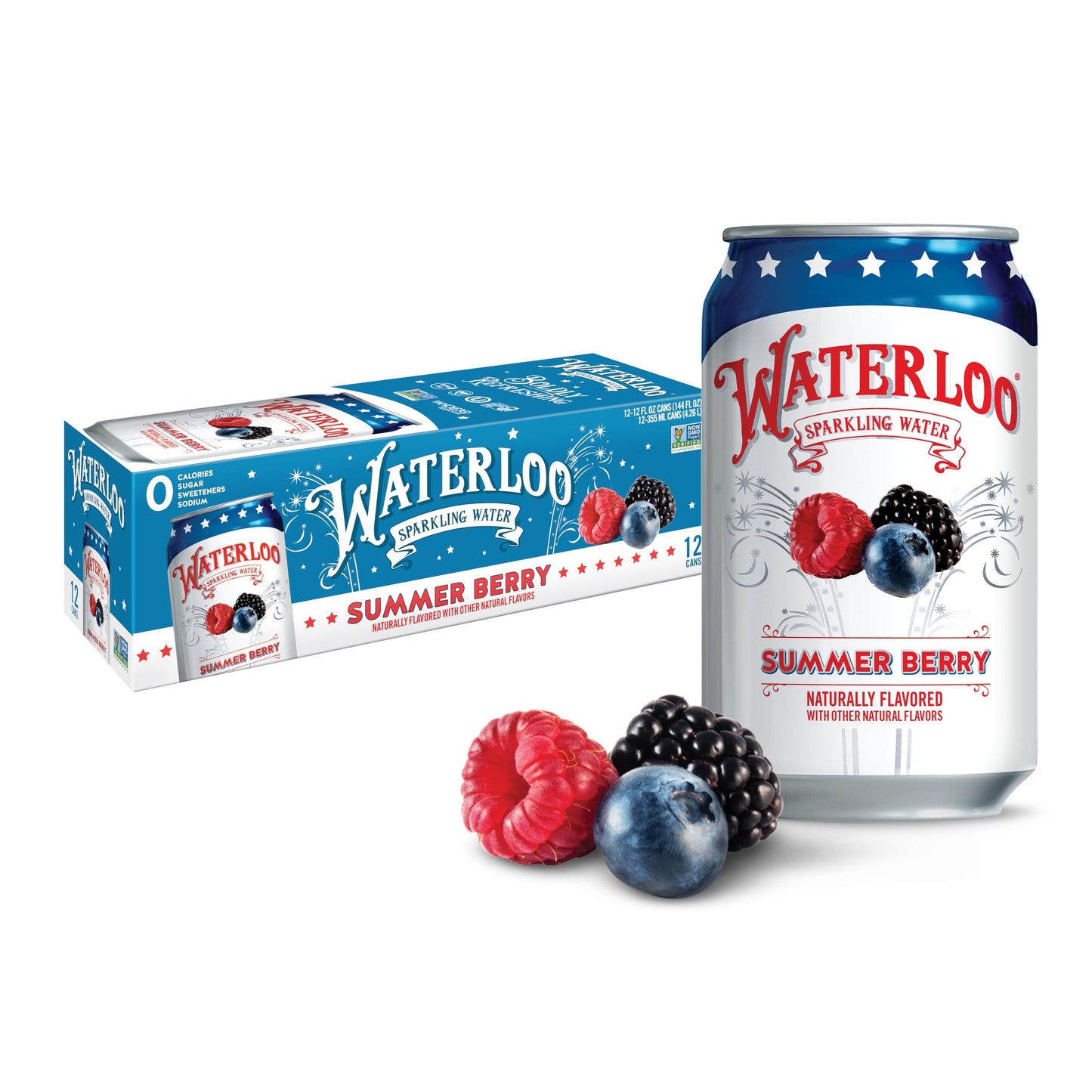 Waterloo Sparkling Summer Berry 12pk