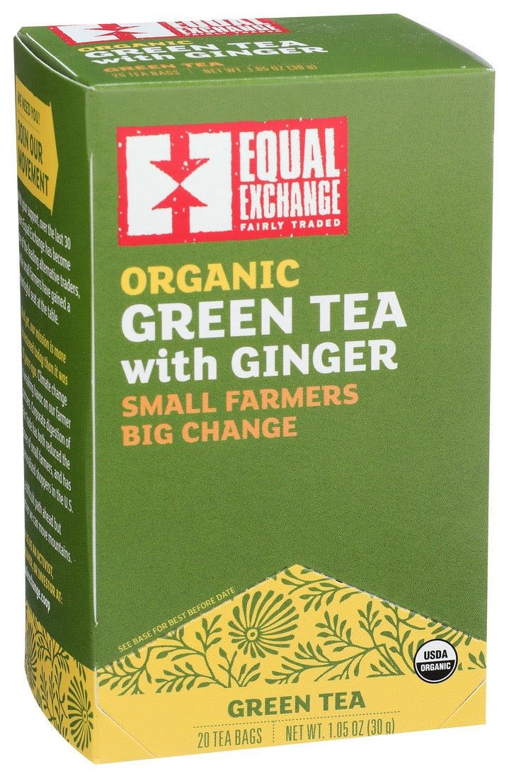 Equal Exchange Organic Green Tea with Ginger