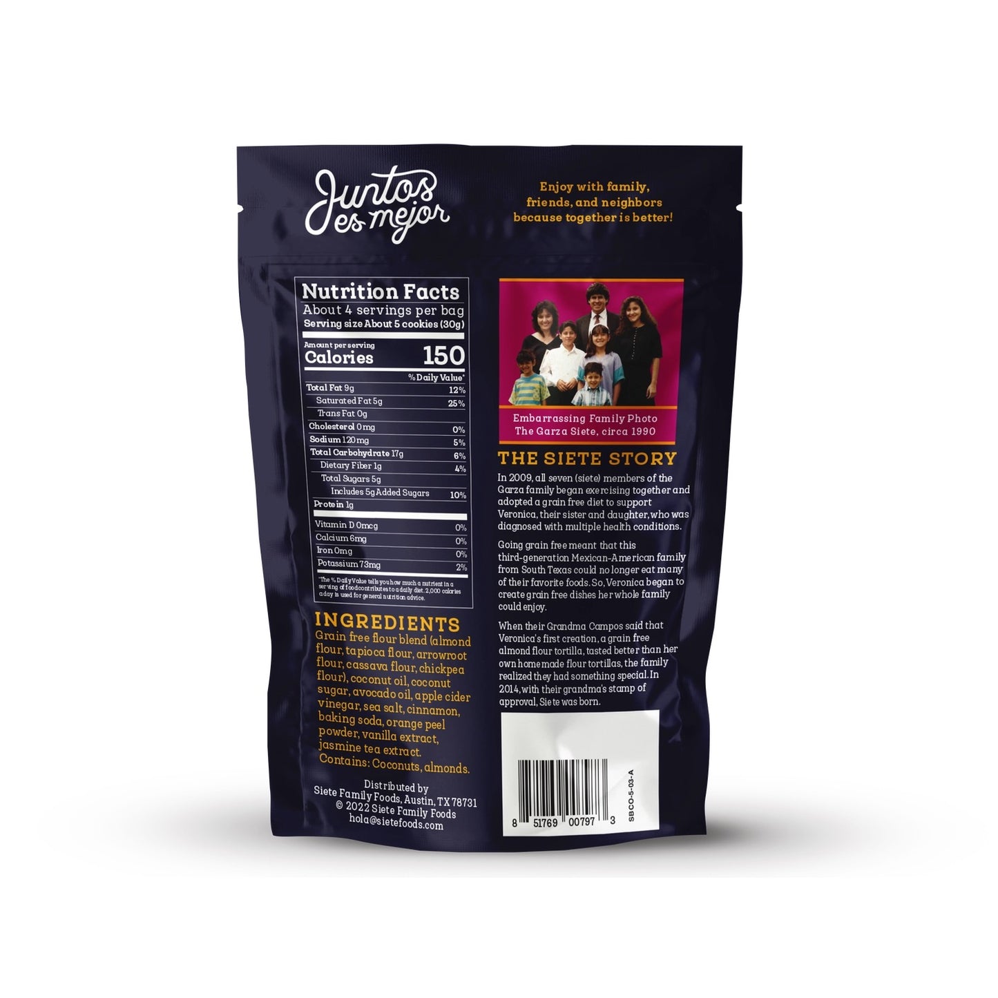 Siete Foods - Mexican Shortbread Cookies