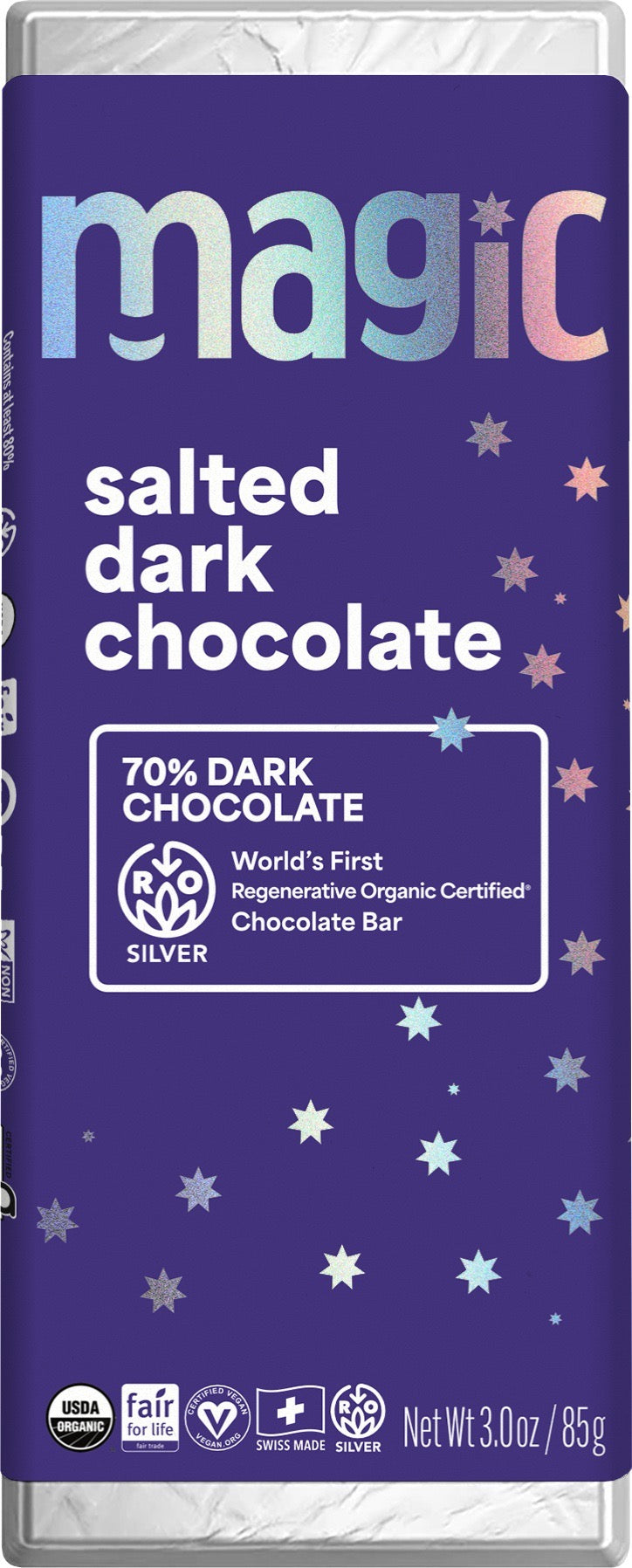 Dr. Bronner's Magic Salted Dark Chocolate Bar