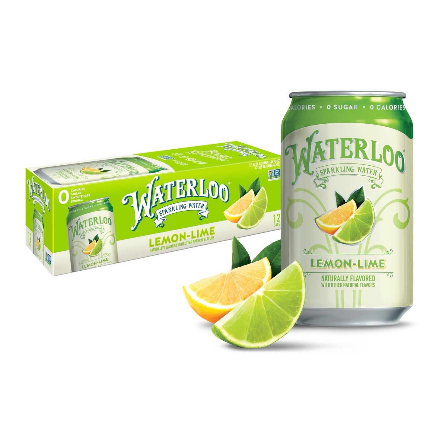 Waterloo Sparkling Lemon-Lime 12pk