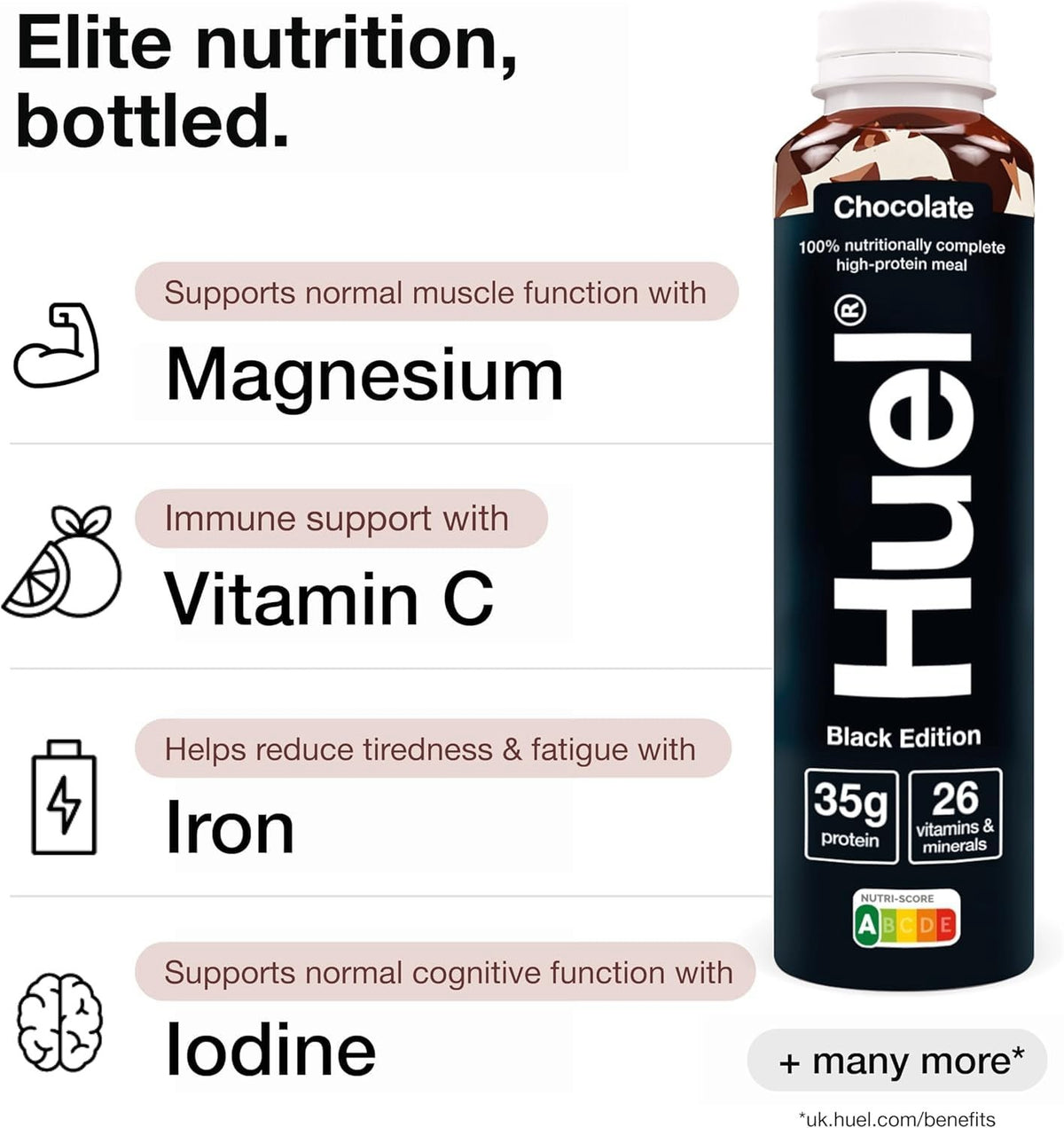 Huel - Chocolate Protein Drink 16.9 Oz