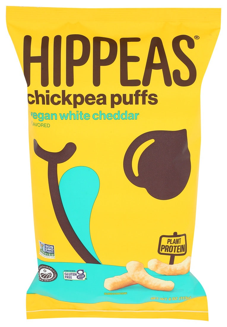 Hippeas - Vegan White Cheddar Chickpea Puffs 4oz
