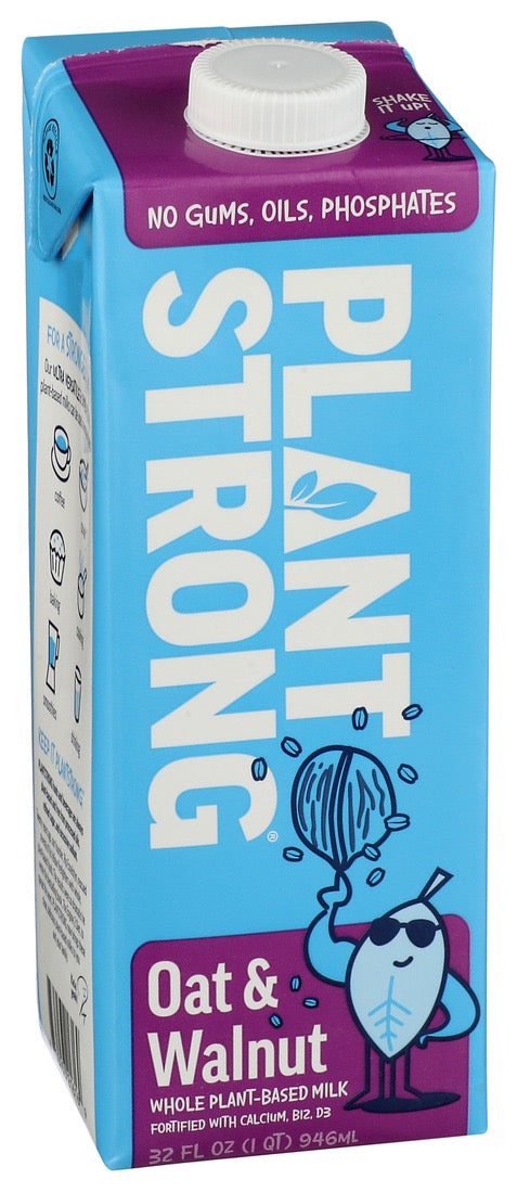 PlantStrong Oat & Walnut Milk 32oz