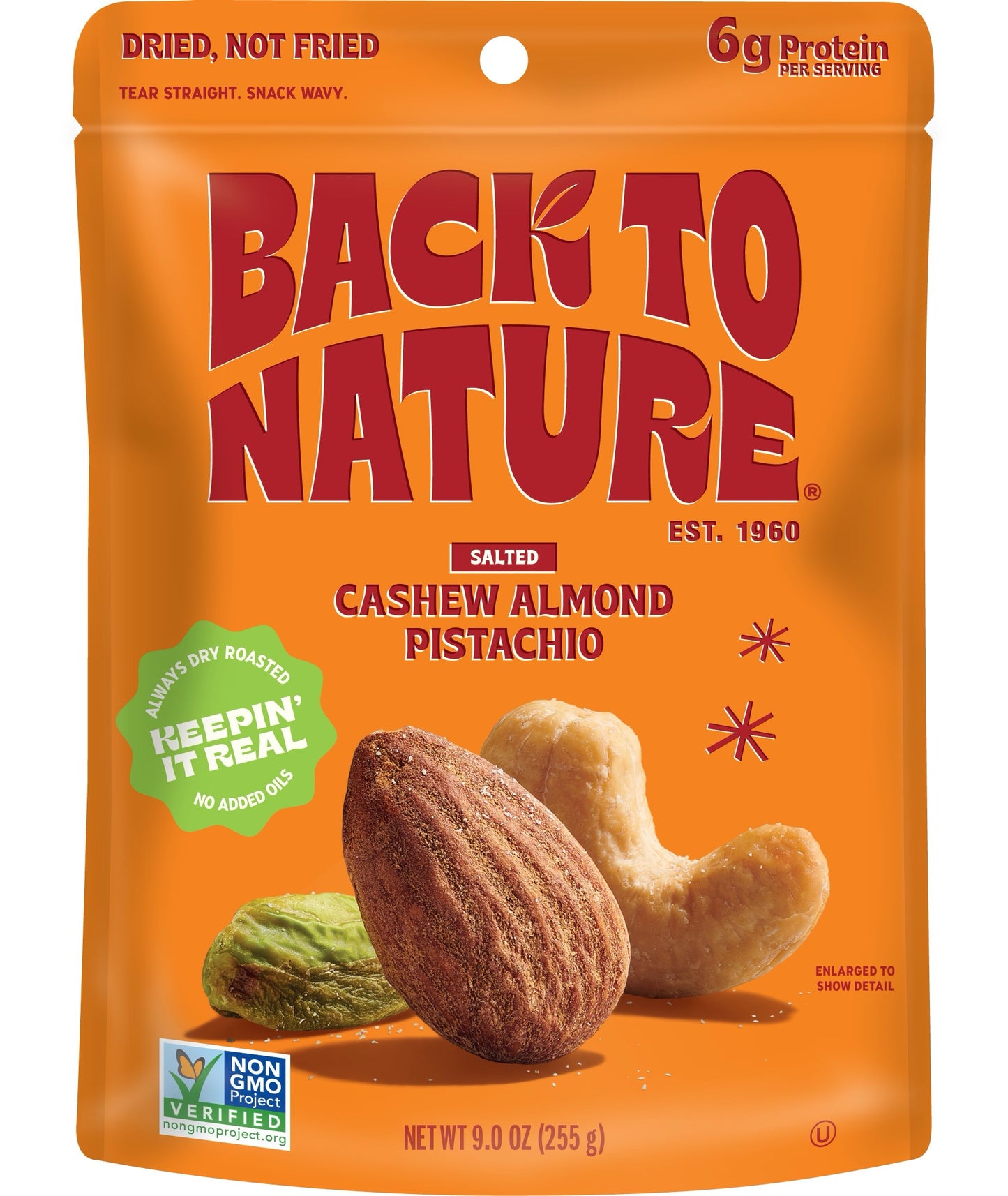 Back to Nature - Mixed Salted Cashew Almond & Pistachio