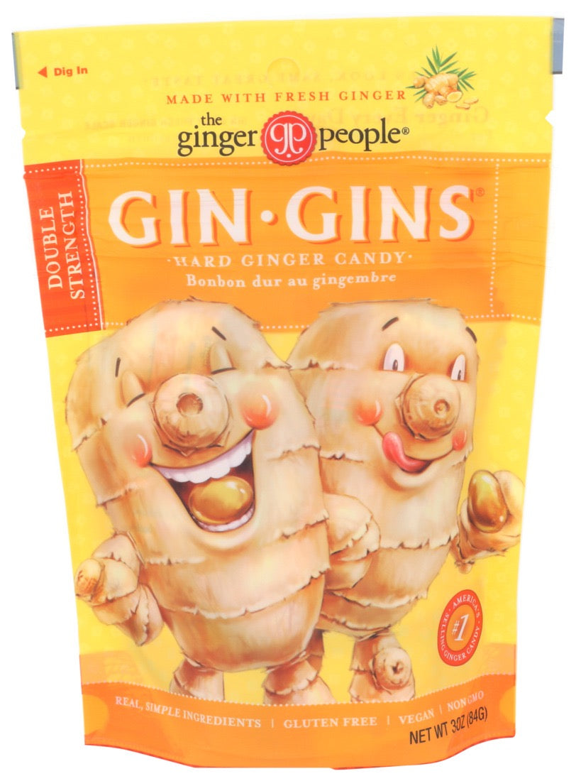The Ginger People - Gin-Gins Double Strength Hard Ginger Candy