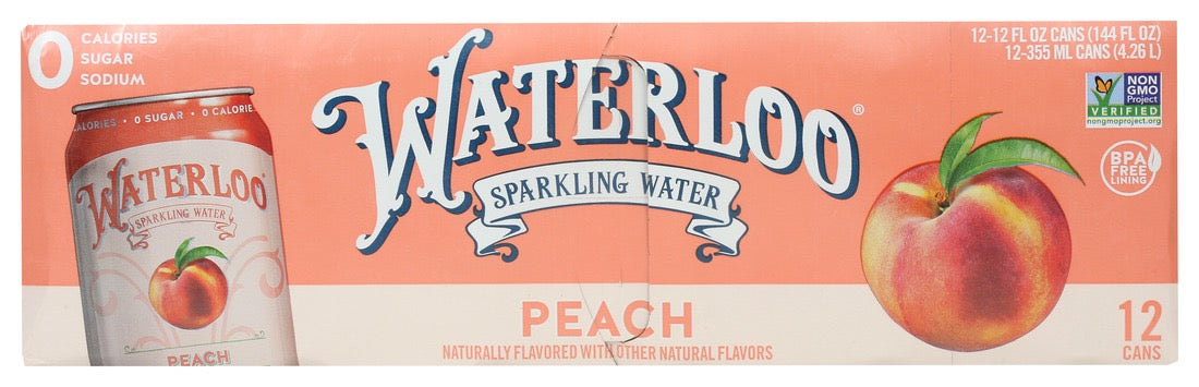 Waterloo Sparkling Peach 12pk