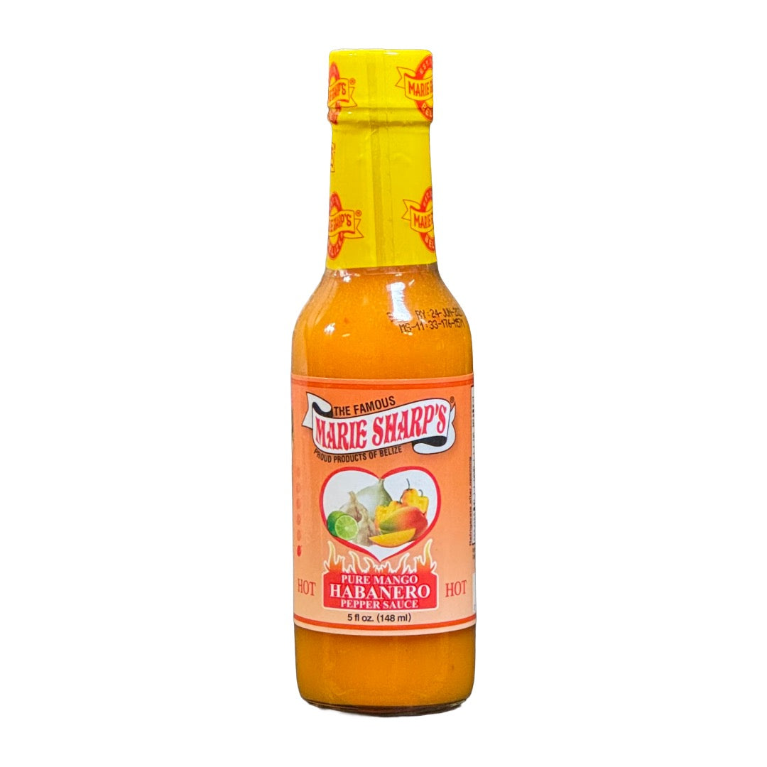 Marie Sharp's Pure Mango Habanero Pepper Sauce 5oz