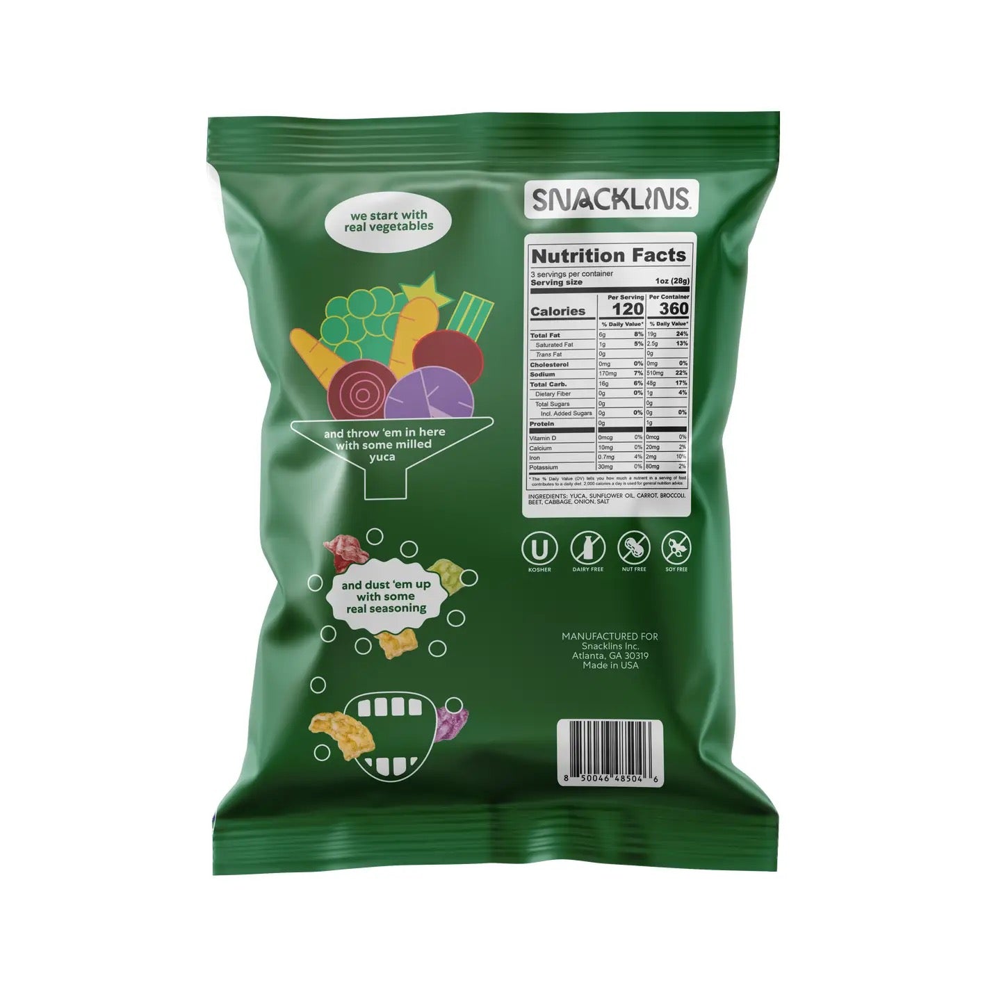 Snacklins - Garden Variety Snacklins -3 oz