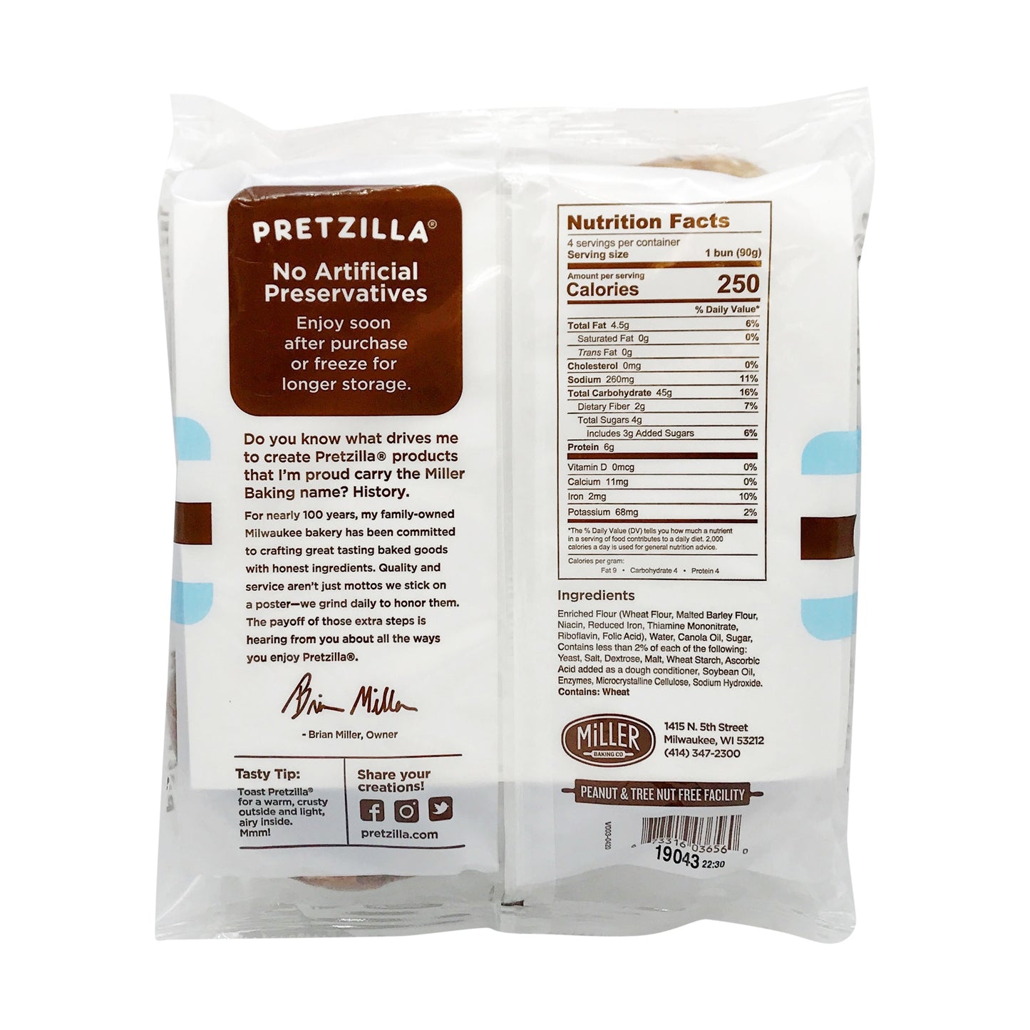 Pretzilla Burger Buns