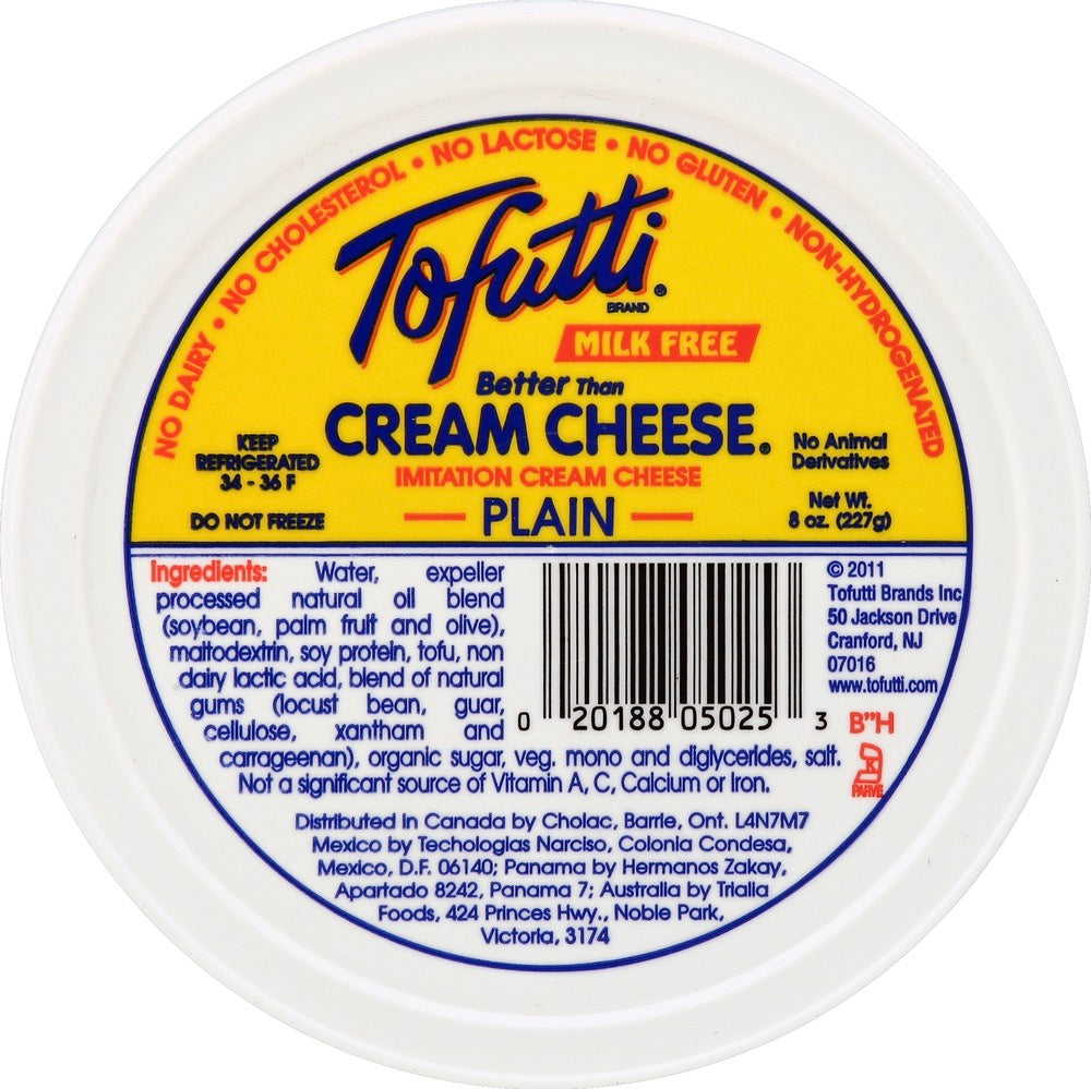 Tofutti Plain Cream Cheese