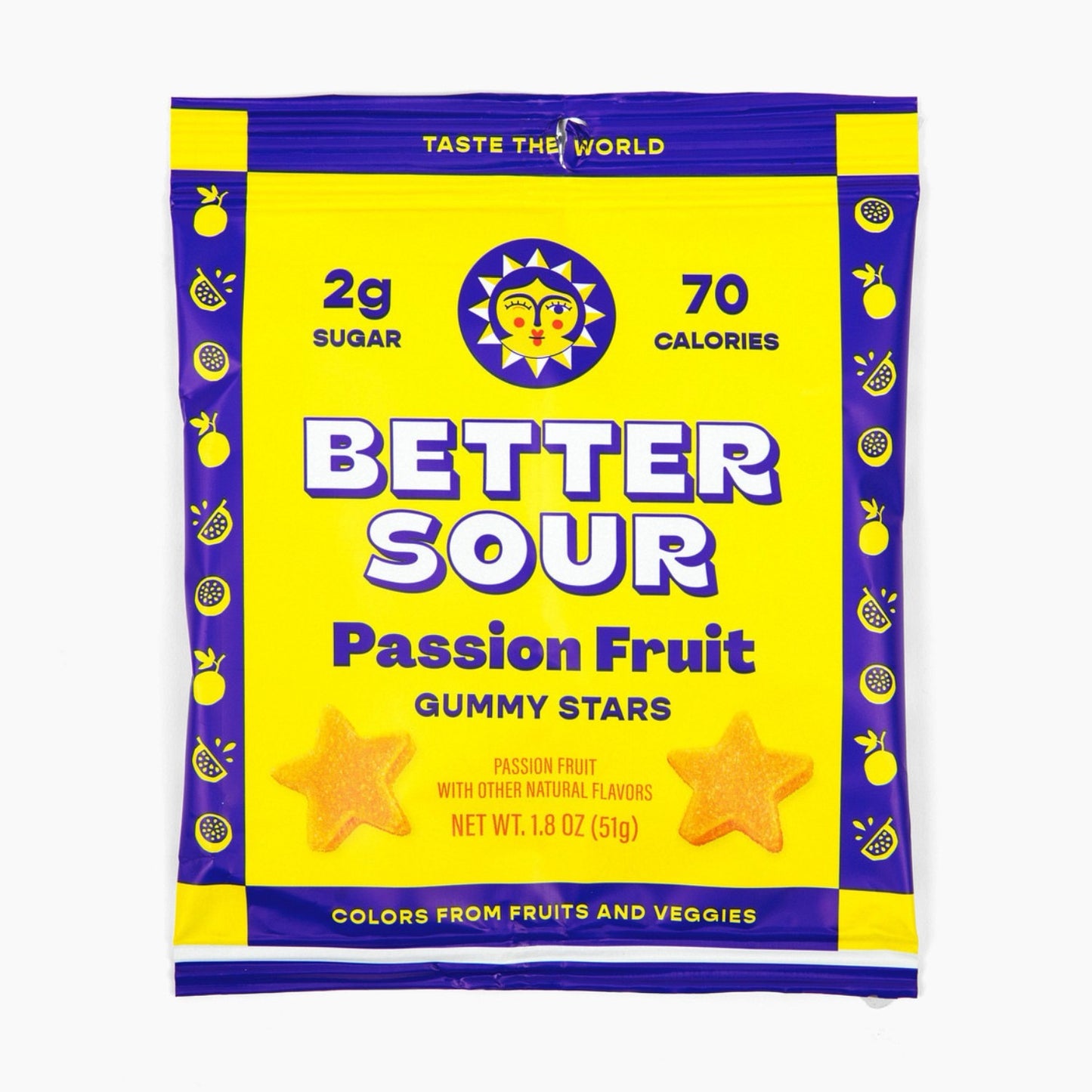 Better Sour - Passion Fruit Gummy Stars