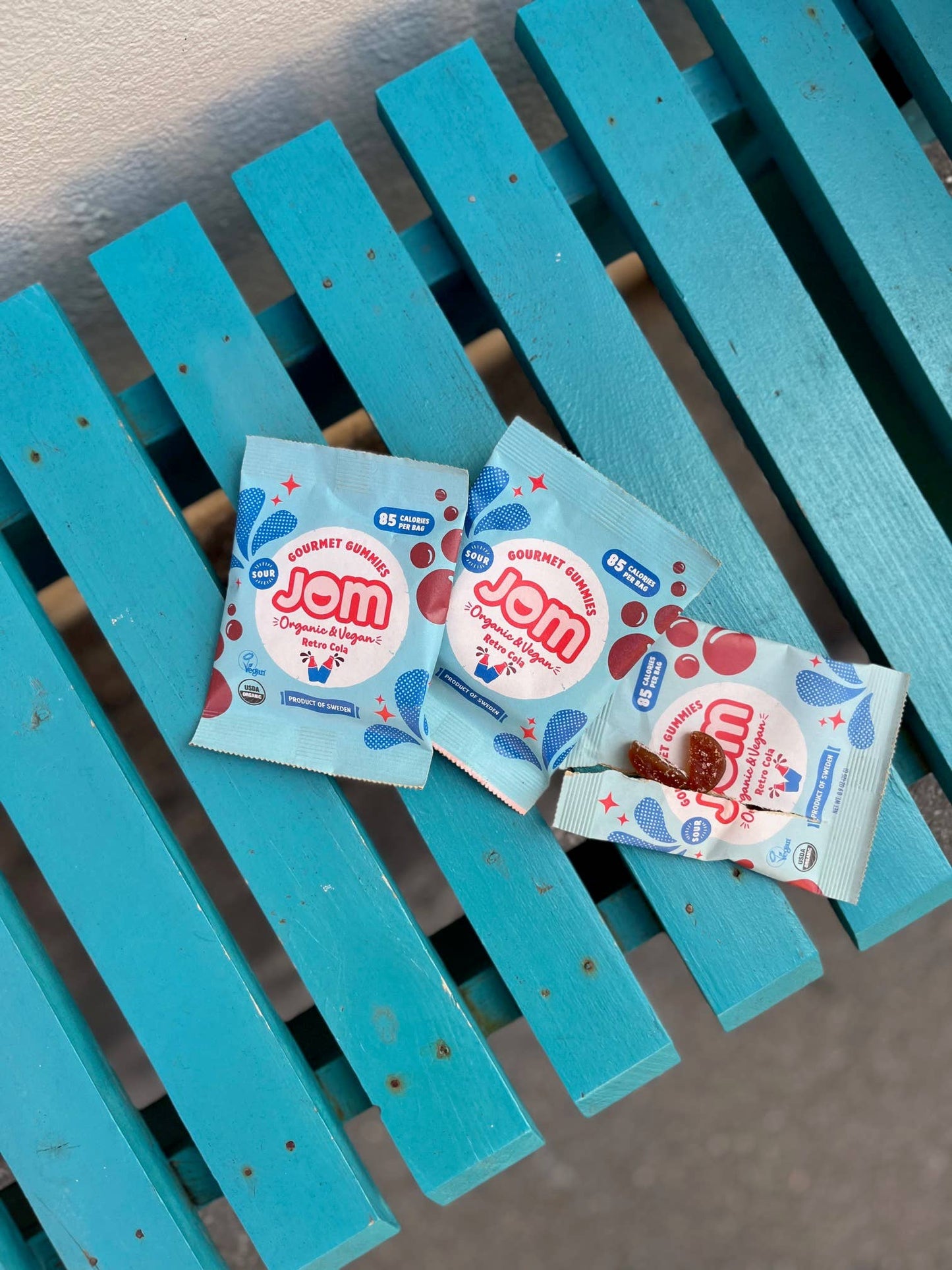 JOM - Snack Packs - Swedish Organic & Vegan Retro Cola Gummies