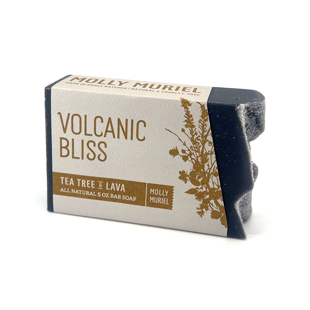 Molly Muriel Bath + Body - VOLCANIC BLISS (TEA TREE & LAVA) 5OZ