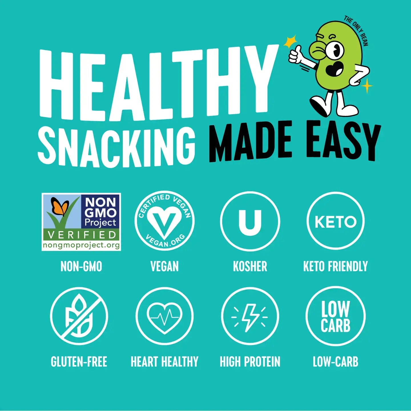 The Only Bean - Crunchy Roasted Edamame Ranch - 1.05oz