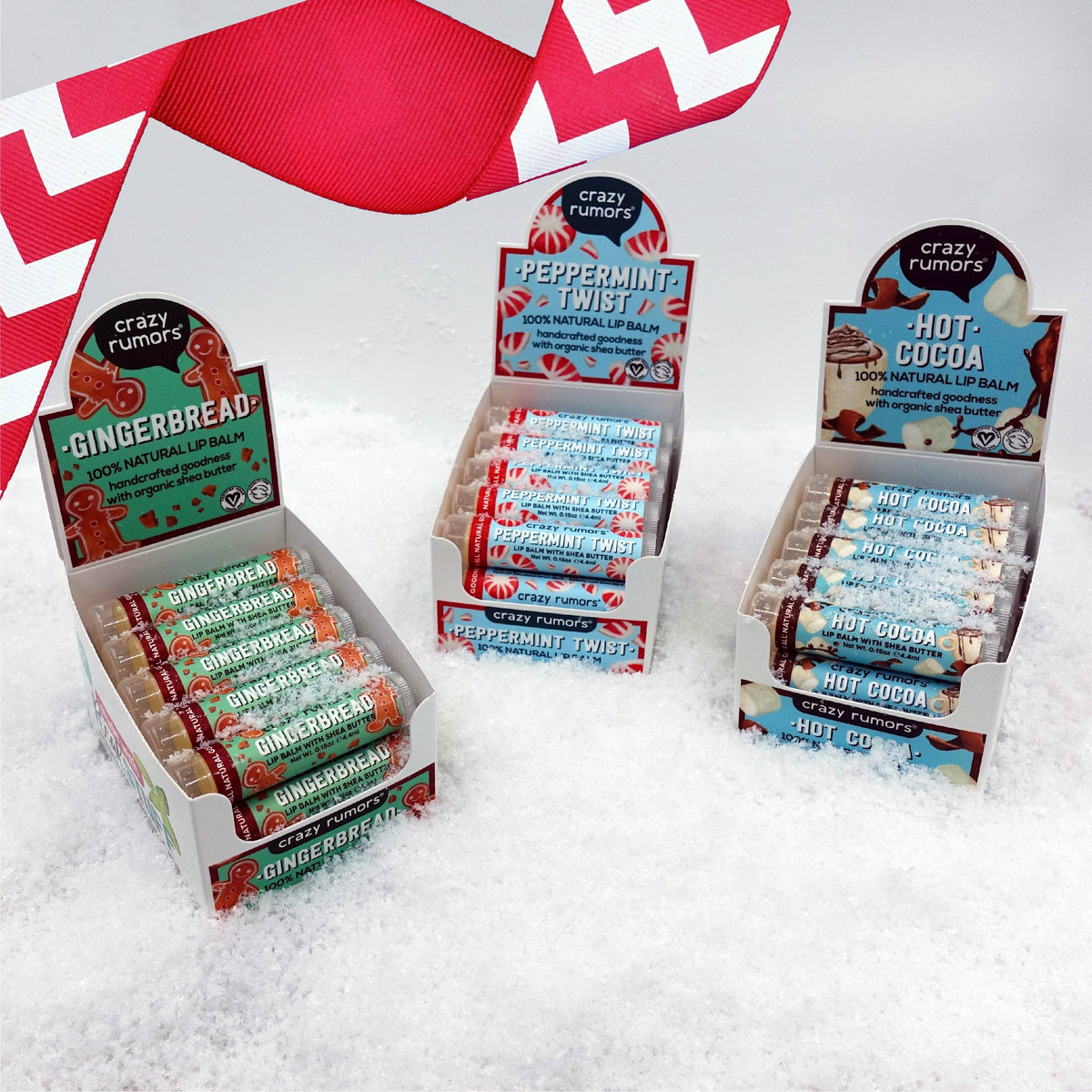 Crazy Rumors - All Natural, Vegan Gingerbread Lip Balm - Holiday