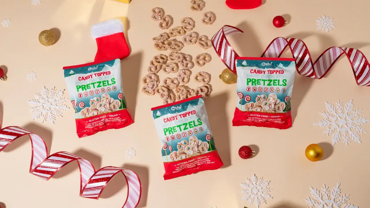 No Whey Foods - Candied White Chocolate Pretzels (10 Units) - Allergy Friend