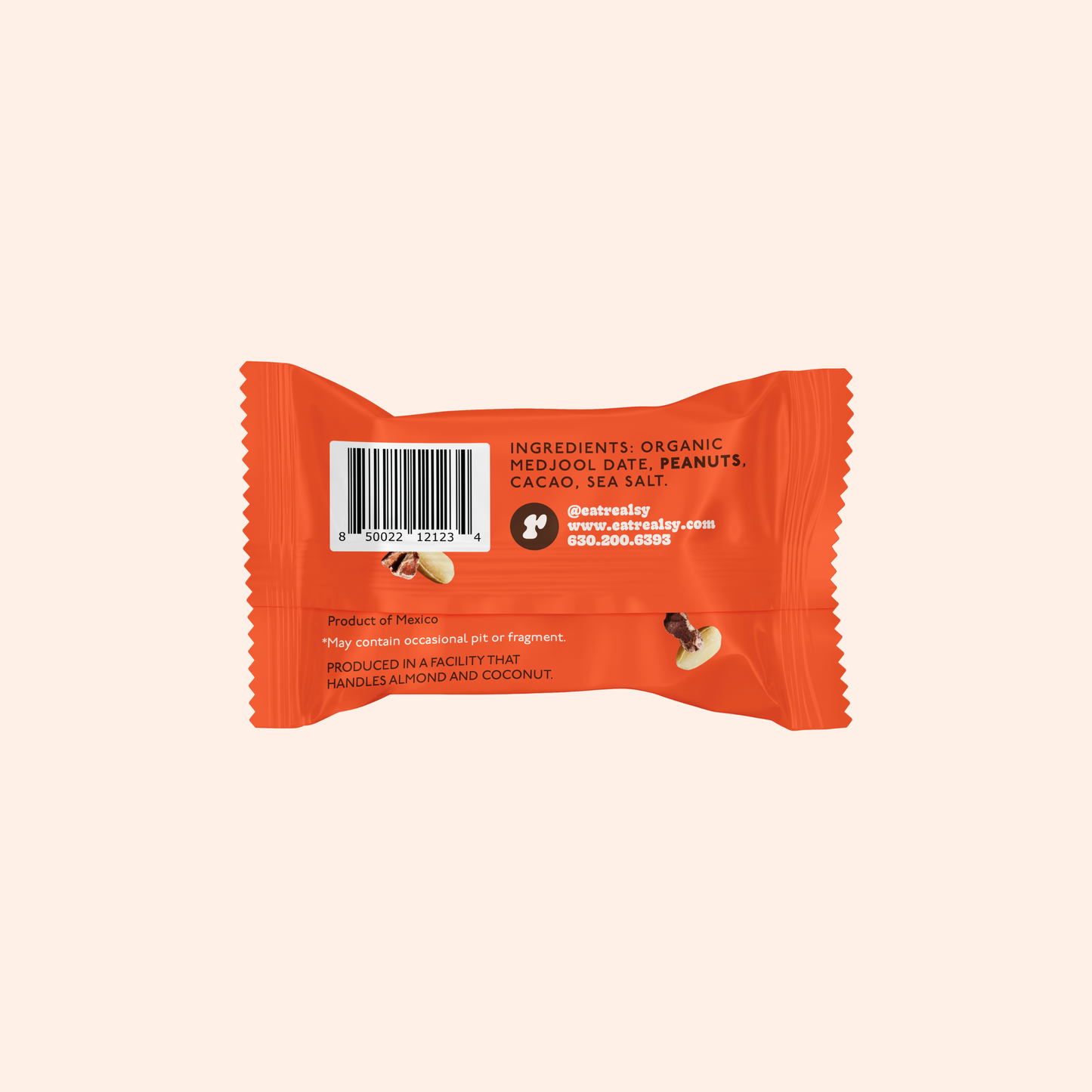 realsy - Chocolate Peanut Butter Dates | Individually Wrapped